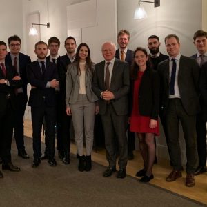 Dîner au Conseil d'État avec le Vice-président Bruno Lasserre - Février 2020