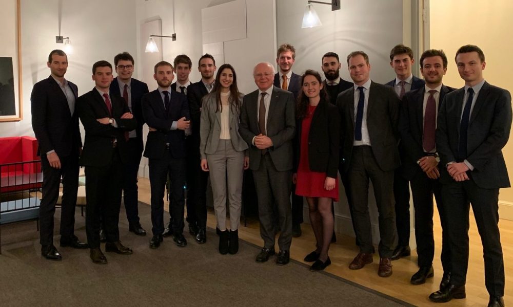 Dîner au Conseil d'État avec le Vice-président Bruno Lasserre - Février 2020